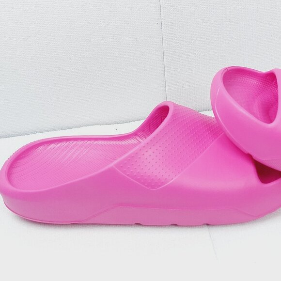 Jordan Post Women's Active Pink/Active Pink Comfy Slip-On Slides Sandals Size 7 - Picture 3 of 10